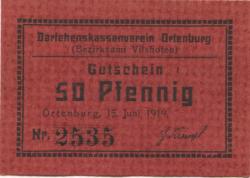 Ortenburg - Darlehenskassenverein - 15.6.1919 - 50 Pfennig 