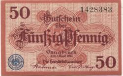 Osnabrück - Handelskammer - 1.5.1917 - 50 Pfennig 