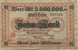 Osnabrück - Handelskammer - - 20.10.1923 - 2 Millionen Mark 