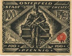 Osterfeld (heute: Oberhausen) - Stadt - 15.12.1921 - 100 Pfennig 
