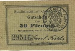 Osterhofen - Stadt - 4.11.1920 - 50 Pfennig 