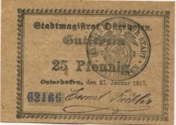 Osterhofen - Stadt - 15.11.1920 - 25 Pfennig 
