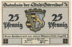 Otterndorf - Stadt - Mai 1920 - 25 Pfennig 