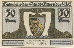 Otterndorf - Stadt - Mai 1920 - 50 Pfennig 