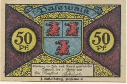 Pasewalk - Stadt - 1.10.1921 - 1.10.1921 - 50 Pfennig 