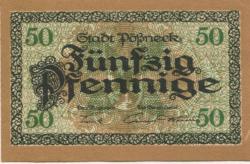 Pößneck - Stadt - -- - 50 Pfennig 