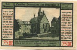 Pößneck - Stadt - 31.7.1921 - 75 Pfennig 