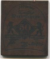 Pößneck - Stadt - 27.9.1923 - 50 Gold-Pfennig 