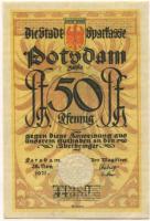 Potsdam - Stadt - 28.11.1921 - 1.4.1922 - 50 Pfennig 