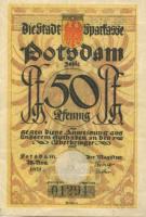 Potsdam - Stadt - 28.11.1921 - 1.4.1922 - 50 Pfennig 