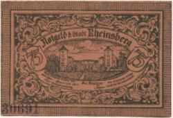 Rheinsberg - Stadt - -- - 75 Pfennig 