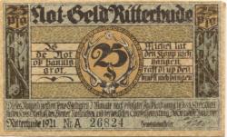 Ritterhude - Gemeinde - 1921 - 25 Pfennig 