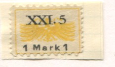 Saarbrücken - XXI.Armeekorps 5.Bataillon - -- - 1 Mark 