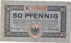 Saarbrücken - Handelskammer - 13.12.1916 - 50 Pfennig 