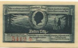 Schierke (heute: Wernigerode) - Gemeinde - 30.5.1921 - 10 Pfennig 