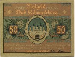Schmiedeberg (Bad) - Stadt - 1921 - 50 Pfennig 