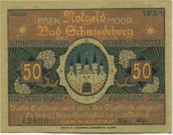 Schmiedeberg (Bad) - Stadt - 1921 - 50 Pfennig 