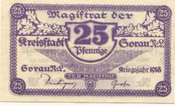 Sorau (heute: PL-Zary) - Stadt - 1918 - 31.12.1920 - 25 Pfennig 