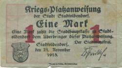 Stadtoldendorf - Stadt - 21.11.1918 - 1 Mark 