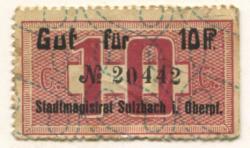 Sulzbach(-Rosenberg) - Stadt - -- - 10 Pfennig 