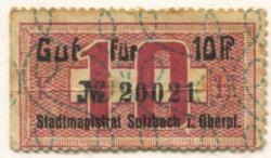 Sulzbach(-Rosenberg) - Stadt - -- - 10 Pfennig 