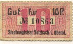 Sulzbach(-Rosenberg) - Stadt - -- - 10 Pfennig 