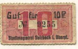 Sulzbach(-Rosenberg) - Stadt - -- - 10 Pfennig 