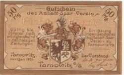 Tarnowitz (heute: PL-Tarnowskie Góry) - Rabatt-Spar-Verein - 1.1.1921 - 50 Pfennig 