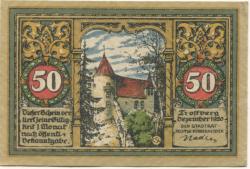 Trostberg - Stadt - Dezember 1920 - 50 Pfennig 