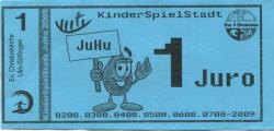 Ulm-Söflingen - Kinderspielstadt JuHu Christuskirche - 2.8. - 7.8.2009 - 1 Juro 