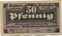 Weißwasser - Gemeinde - - 31.12.1920 - 50 Pfennig 