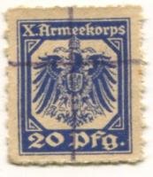 Wendessen (heute: Wolfenbüttel) - Zuckerfabrik, Lager X.Armeekorps - -- - 20 Pfennig 