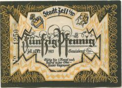 Zell - Stadt - 1.10.1921 - 50 Pfennig 