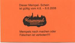 Esslingen - Kinderspielstadt Karamempel - 4.8.2009 - 8.8.2009 - 1 Mempel 