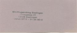 Esslingen - Stadtjugendring, Ehnisgasse 21 - -- - 100 Mempel 