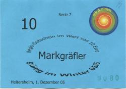 Heitersheim - Markgräfler Akademie, Uhlandstr. 3a - 1.12.2005 - 10 Euro 