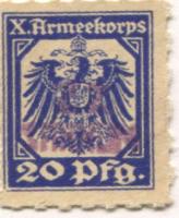 Huntlosen-Sannum (heute: Großenkneten) - X.Armeekorps, Gefangenenlager - -- - 20 Pfennig 