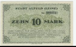Alfeld - Stadt - 1.12.1918 - 1.2.1919 - 10 Mark 