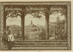 Allstedt - Stadt - 1.10.1921 - 50 Pfennig 