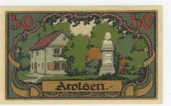 Arolsen - Gemeinde - Juni 1921 - 50 Pfennig 