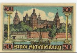 Aschaffenburg - Stadt - - 1.1.1921 - 50 Pfennig 