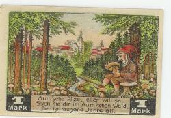 Auma - Stadt - 1.4.1921 - 1 Mark 
