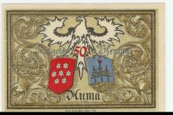 Auma - Stadt - 1.11.1921 - 50 Pfennig 