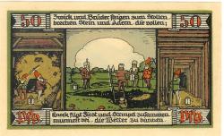 Ballenstedt - Kreis - 22.8.1921 - 50 Pfennig 