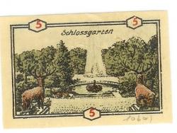 Ballenstedt - Stadt - 28.9.1920 - 5 Pfennig 