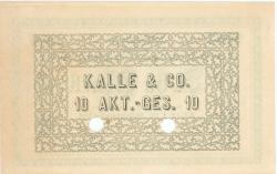 Biebrich (heute: Wiesbaden) - Kalle & Co AG - 1.11.1918 - 31.12.1918 - 10 Mark 