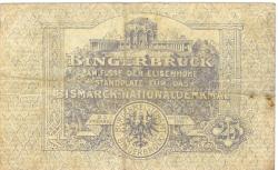 Bingerbrück (heute: Bingen) - Bürgermeisterei -1917 - 25 Pfennig 