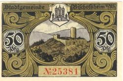 Bischofsheim - Stadt - -- - 50 Pfennig 