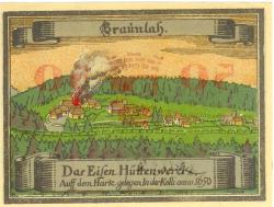 Braunlage - Gemeinde - - 31.12.1921 - 50 Pfennig 