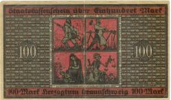 Braunschweig - Arbeiter- und Soldatenrat - 15.10.1918 - 100 Mark 